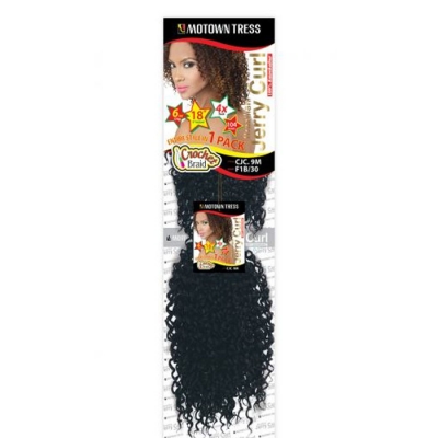 Motown Tress CROCHET JERRY CURL 9 MULTI - CJC. 9M